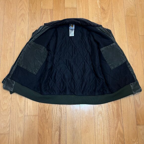 Vintage Carhartt Sandstone Bomber J165 MOS L - Picture 3 of 9